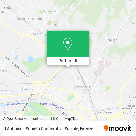 Mappa L'Abbaino - Società Cooperativa Sociale