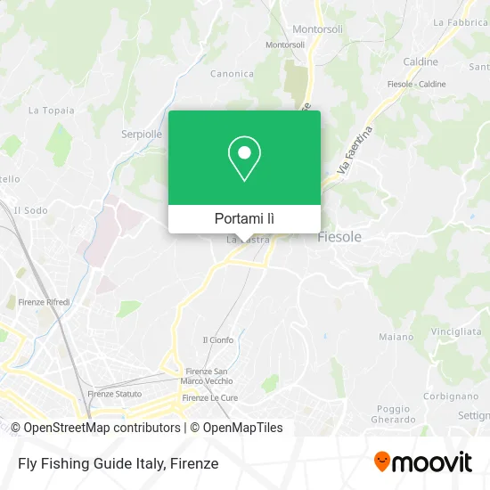 Mappa Fly Fishing Guide Italy