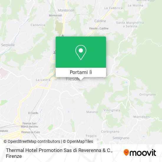 Mappa Thermal Hotel Promotion Sas di Reverenna & C.