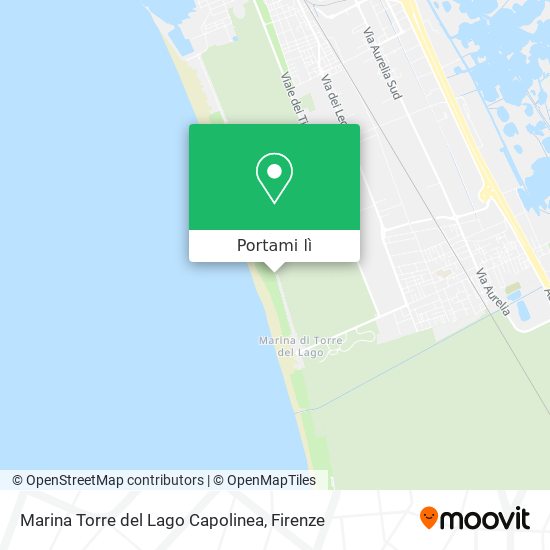 Mappa Marina Torre del Lago Capolinea