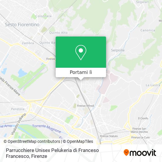 Mappa Parrucchiere Unisex Pelukeria di Franceso Francesco