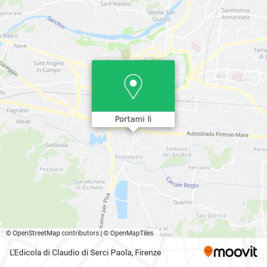Mappa L'Edicola di Claudio di Serci Paola