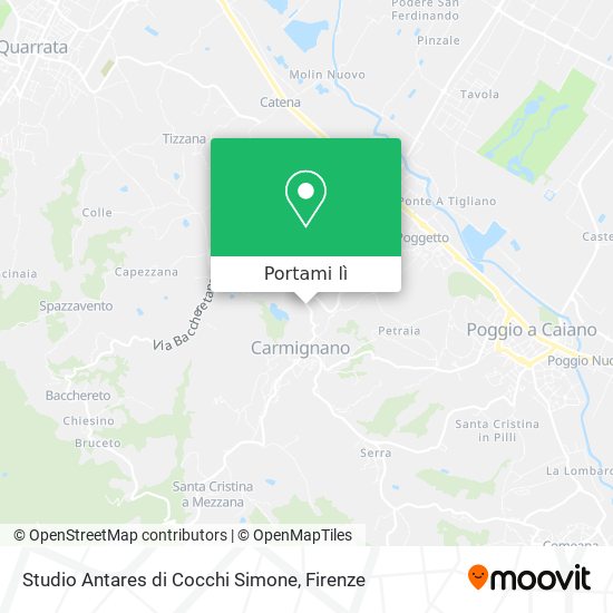 Mappa Studio Antares di Cocchi Simone