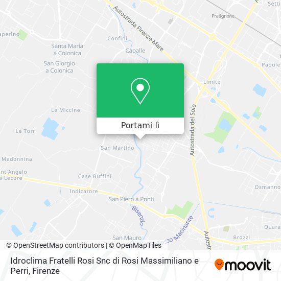 Mappa Idroclima Fratelli Rosi Snc di Rosi Massimiliano e Perri