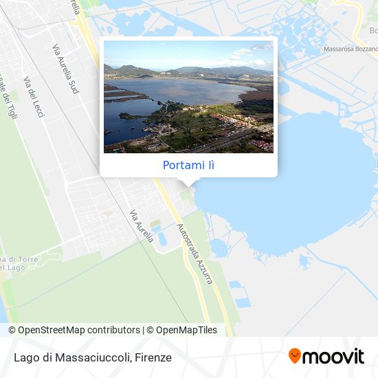 Mappa Lago di Massaciuccoli