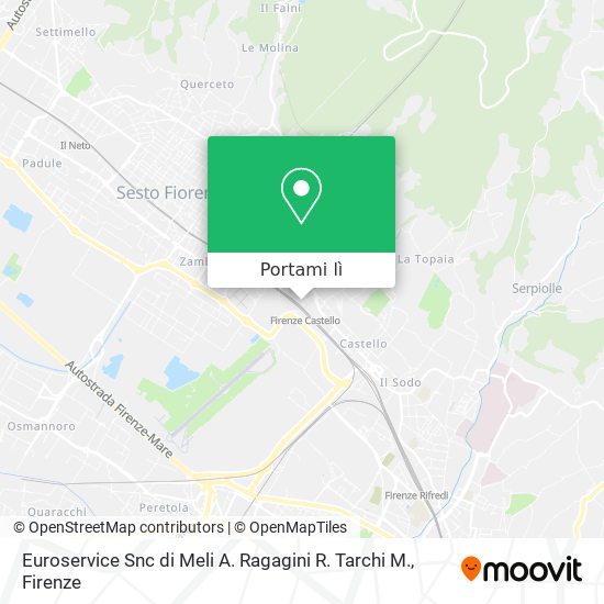 Mappa Euroservice Snc di Meli A. Ragagini R. Tarchi M.