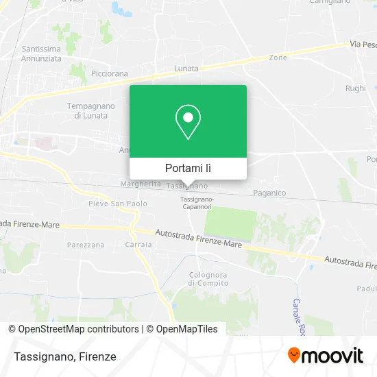 Mappa Tassignano