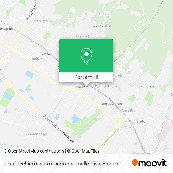 Mappa Parrucchieri Centro Degrade Joelle Civa