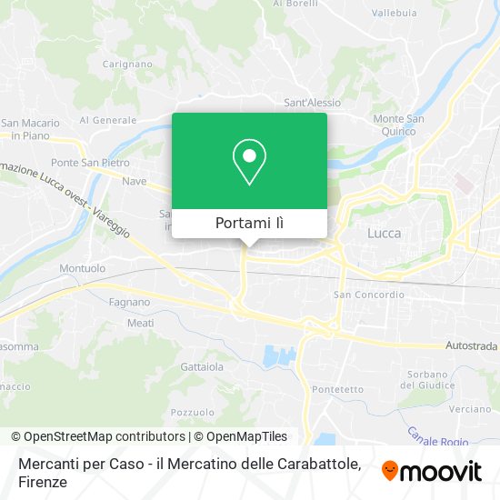 Mappa Mercanti per Caso - il Mercatino delle Carabattole