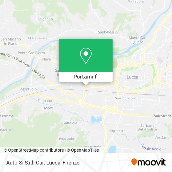 Mappa Auto-Si S.r.l.-Car. Lucca