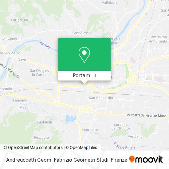 Mappa Andreuccetti Geom. Fabrizio Geometri Studi