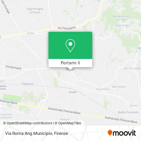 Mappa Via Roma Ang.Municipio