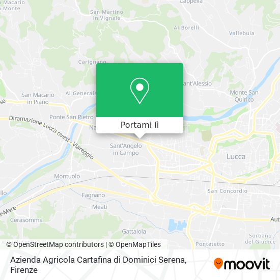 Mappa Azienda Agricola Cartafina di Dominici Serena