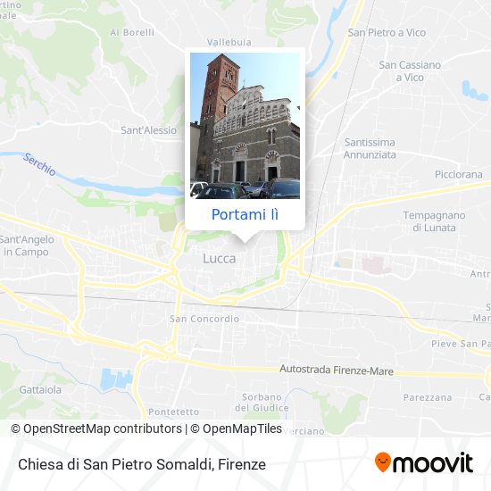 Mappa Chiesa di San Pietro Somaldi