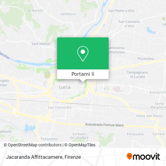 Mappa Jacaranda Affittacamere