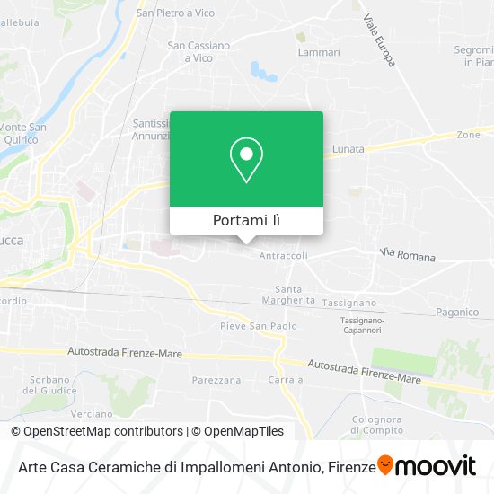 Mappa Arte Casa Ceramiche di Impallomeni Antonio