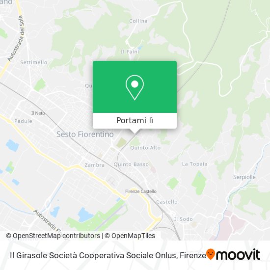 Mappa Il Girasole Società Cooperativa Sociale Onlus