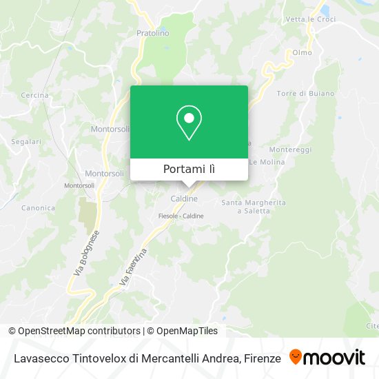 Mappa Lavasecco Tintovelox di Mercantelli Andrea