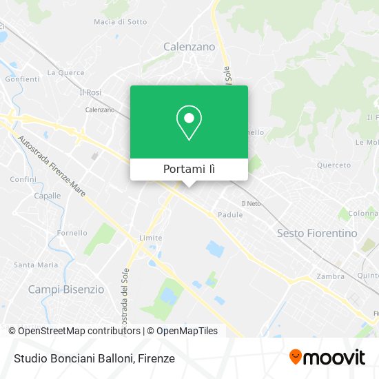 Mappa Studio Bonciani Balloni