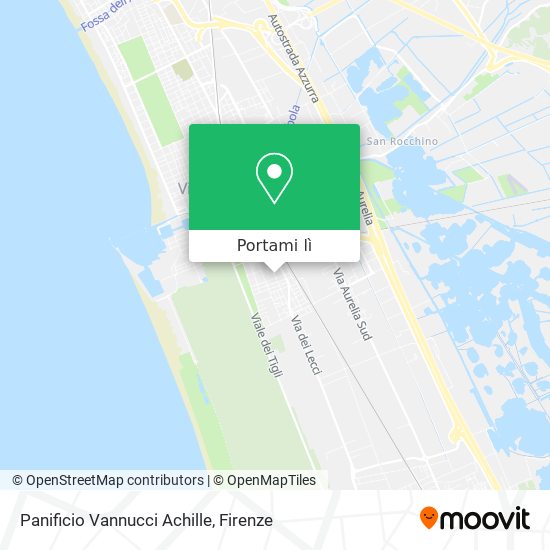 Mappa Panificio Vannucci Achille