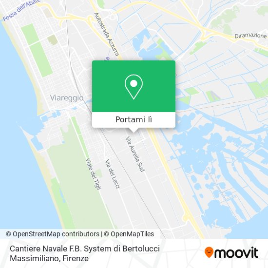 Mappa Cantiere Navale F.B. System di Bertolucci Massimiliano