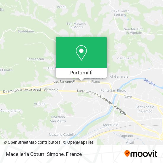 Mappa Macelleria Coturri Simone