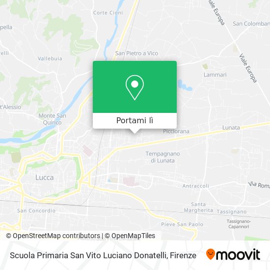 Mappa Scuola Primaria San Vito Luciano Donatelli