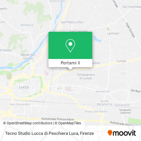 Mappa Tecno Studio Lucca di Peschiera Luca