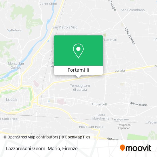 Mappa Lazzareschi Geom. Mario