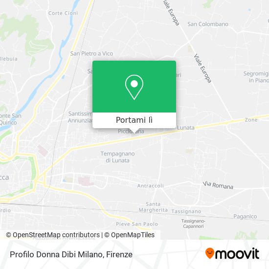 Mappa Profilo Donna Dibi Milano