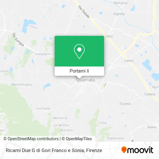 Mappa Ricami Due G di Gori Franco e Sonia