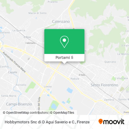 Mappa Hobbymotors Snc di D Agui Saverio e C.