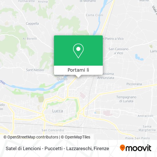 Mappa Satel di Lencioni - Puccetti - Lazzareschi