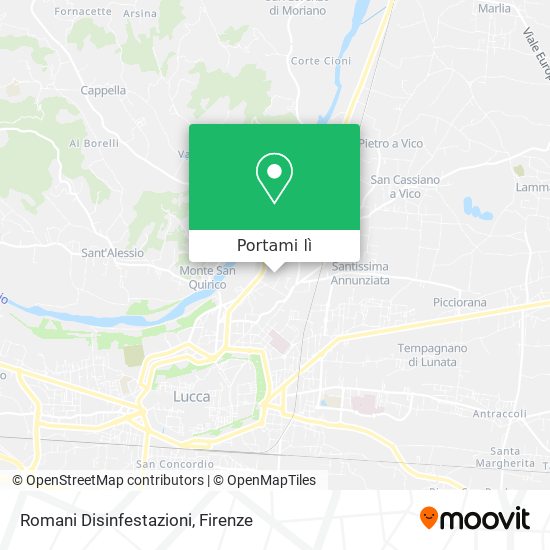 Mappa Romani Disinfestazioni