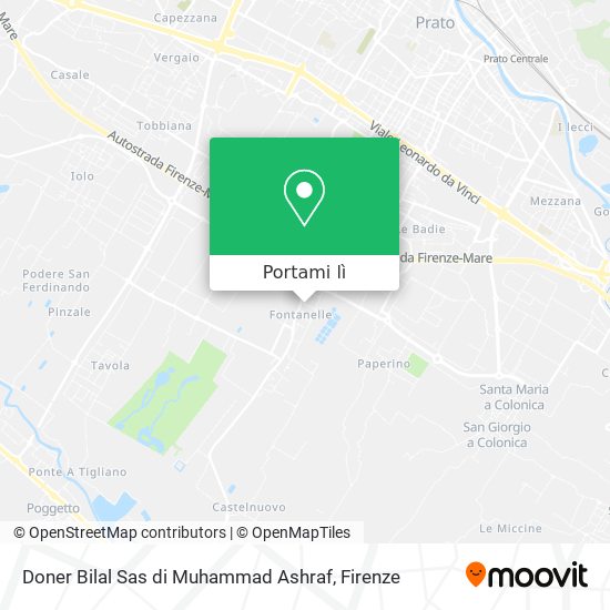 Mappa Doner Bilal Sas di Muhammad Ashraf