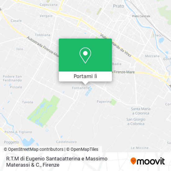 Mappa R.T.M di Eugenio Santacatterina e Massimo Materassi & C.