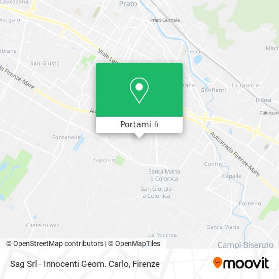 Mappa Sag Srl - Innocenti Geom. Carlo