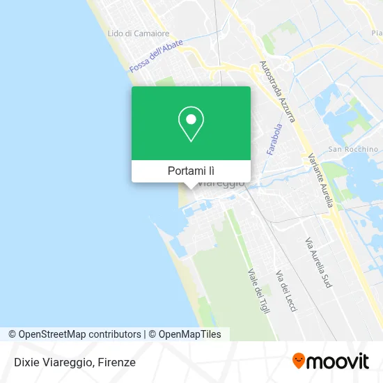 Mappa Dixie Viareggio