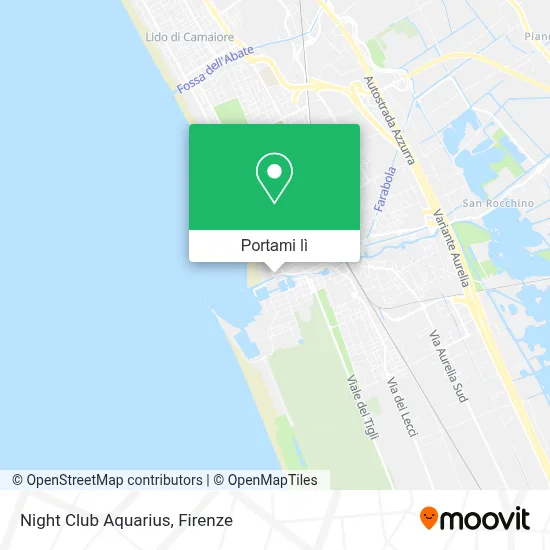 Mappa Night Club Aquarius