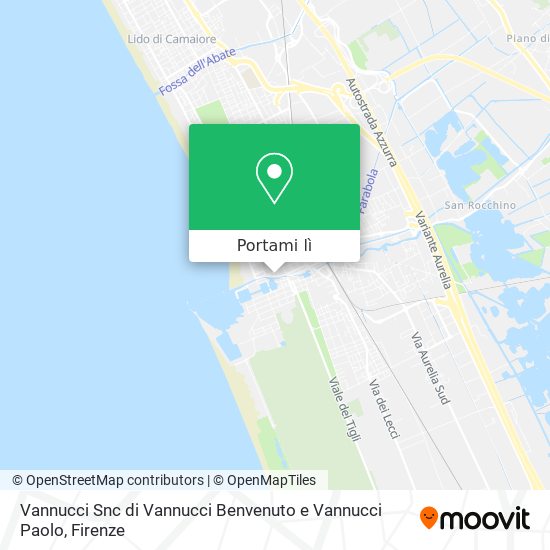 Mappa Vannucci Snc di Vannucci Benvenuto e Vannucci Paolo