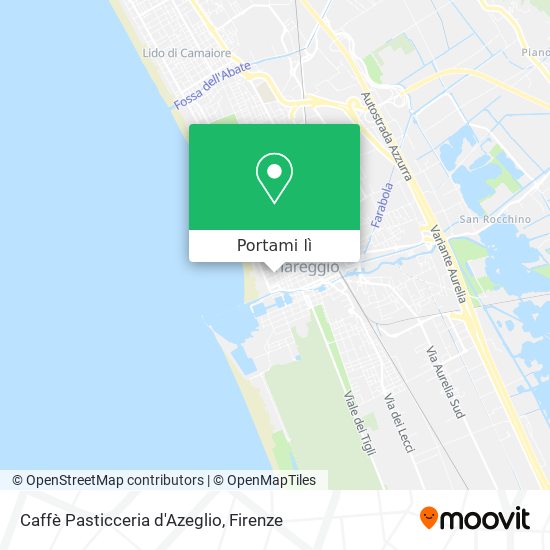 Mappa Caffè Pasticceria d'Azeglio