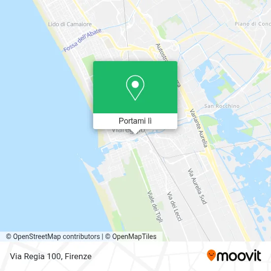 Mappa Via Regia 100