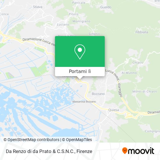 Mappa Da Renzo di da Prato & C.S.N.C.