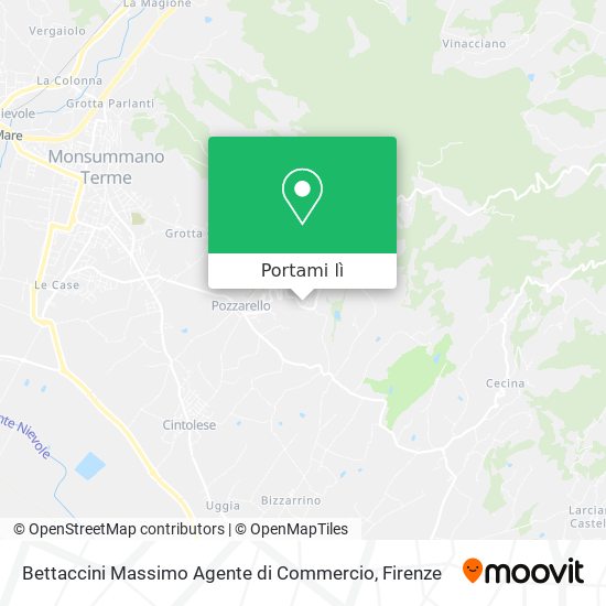Mappa Bettaccini Massimo Agente di Commercio