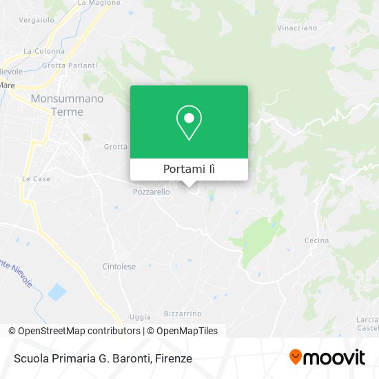 Mappa Scuola Primaria G. Baronti