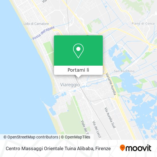 Mappa Centro Massaggi Orientale Tuina Alibaba