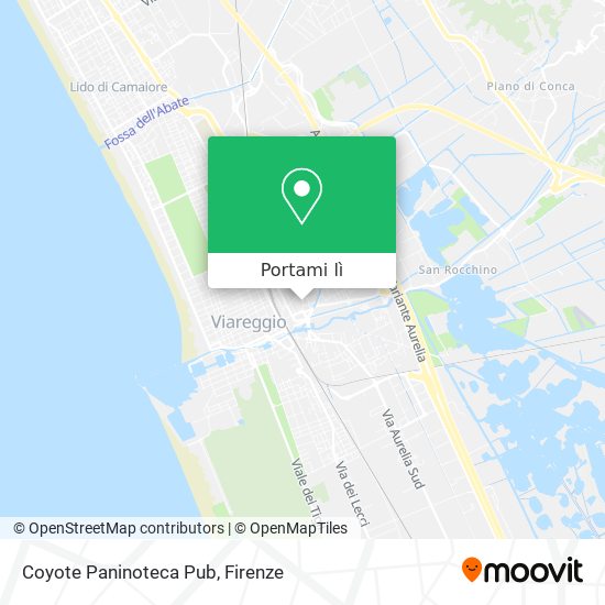 Mappa Coyote Paninoteca Pub