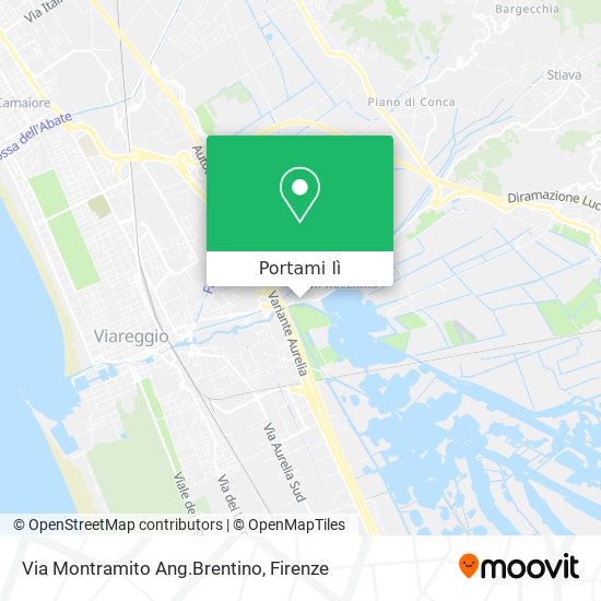Mappa Via Montramito Ang.Brentino