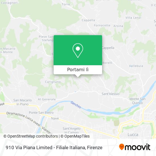 Mappa 910 Via Piana Limited - Filiale Italiana