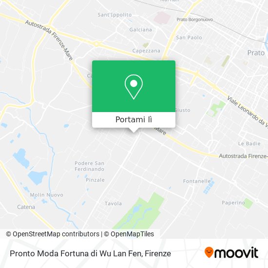 Mappa Pronto Moda Fortuna di Wu Lan Fen